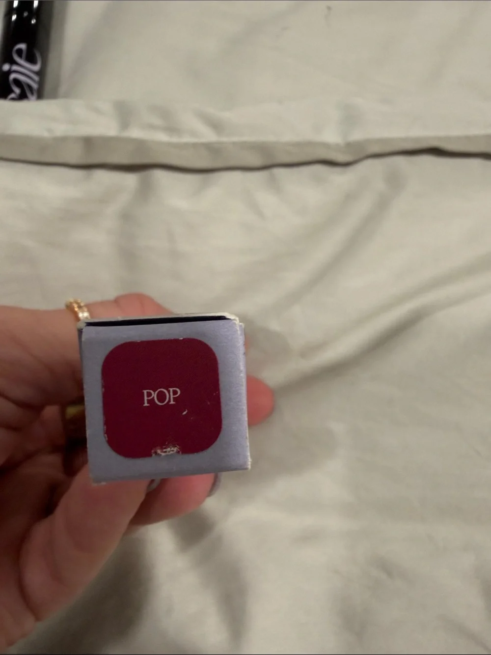 Saie Lip Blur Matte Lipstick Pop
